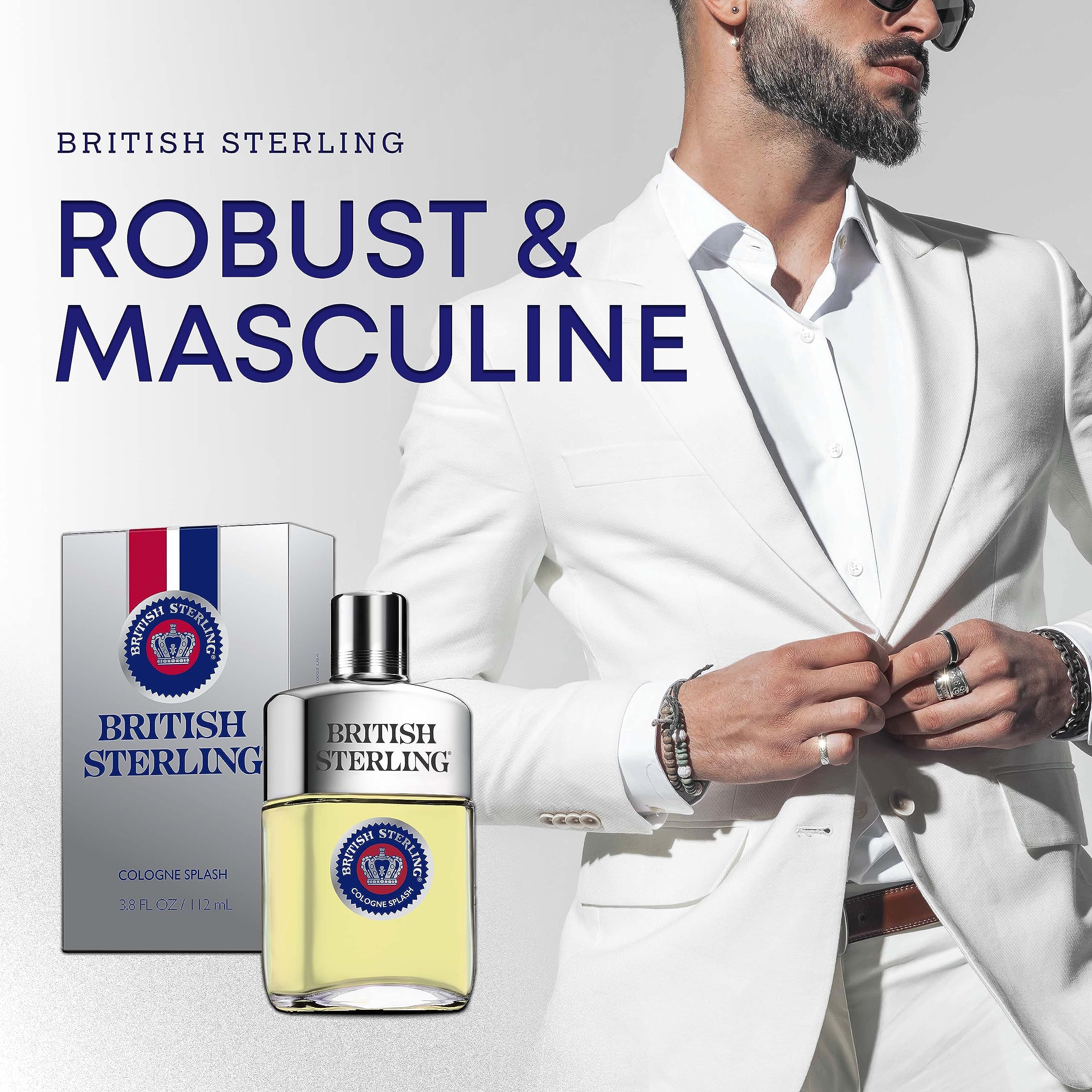 British Sterling by Dana amber-musk evokes lasting warmth for evening elegance.