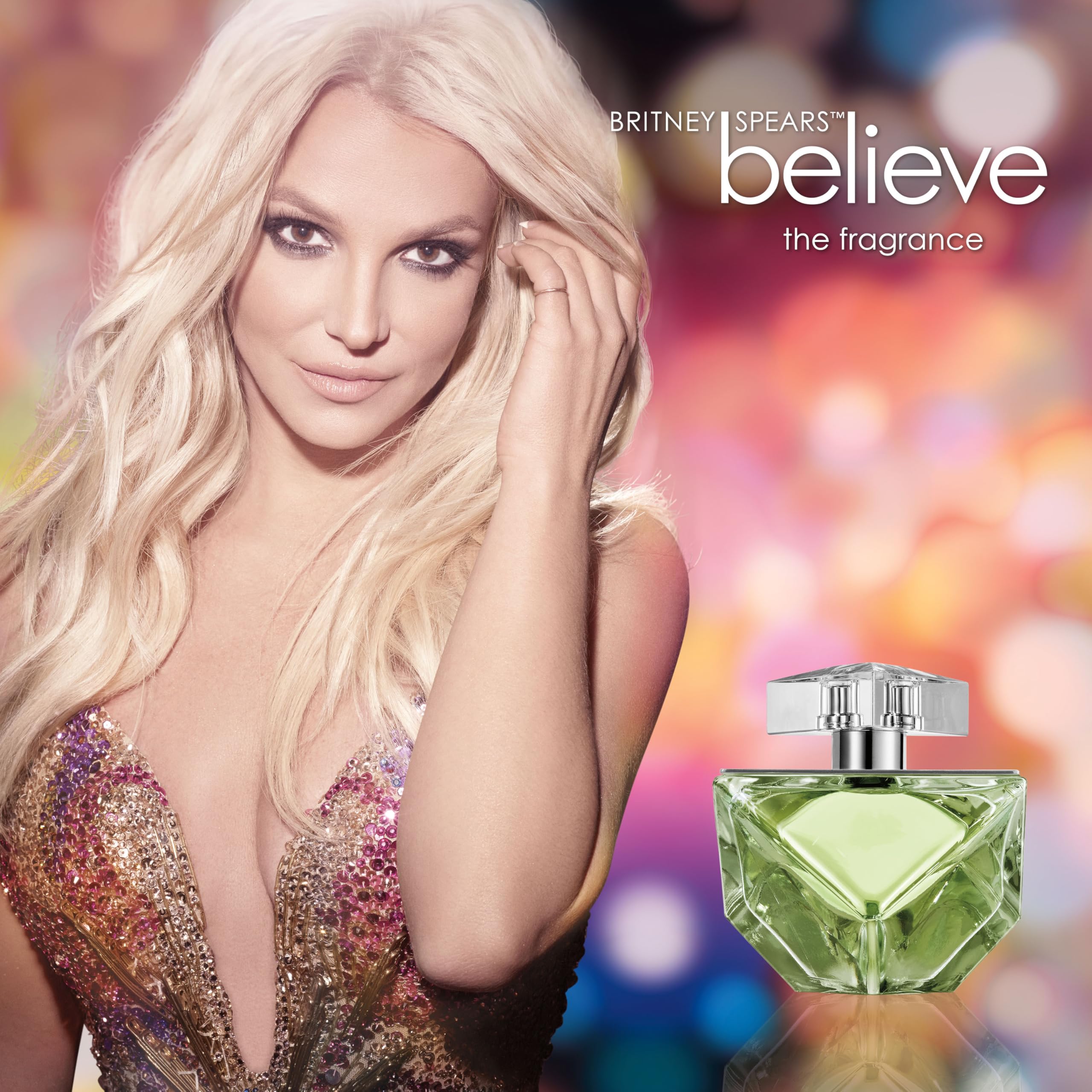Britney Spears Believe top notes image showcasing guava and tangerine for a bright, fresh opening