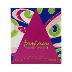 Britney Spears Fantasy bottle closeup highlights a sparkling fruity-floral scent for everyday wear.