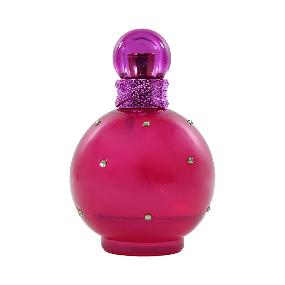 Britney Spears Fantasy fragrance notes visual hints at playful florals and fruit for glamour.