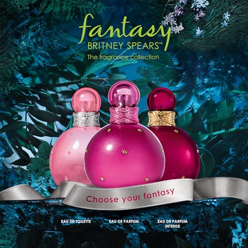 Britney Spears Fantasy Intense mood-lit display hints at gift-worthy fragrance.