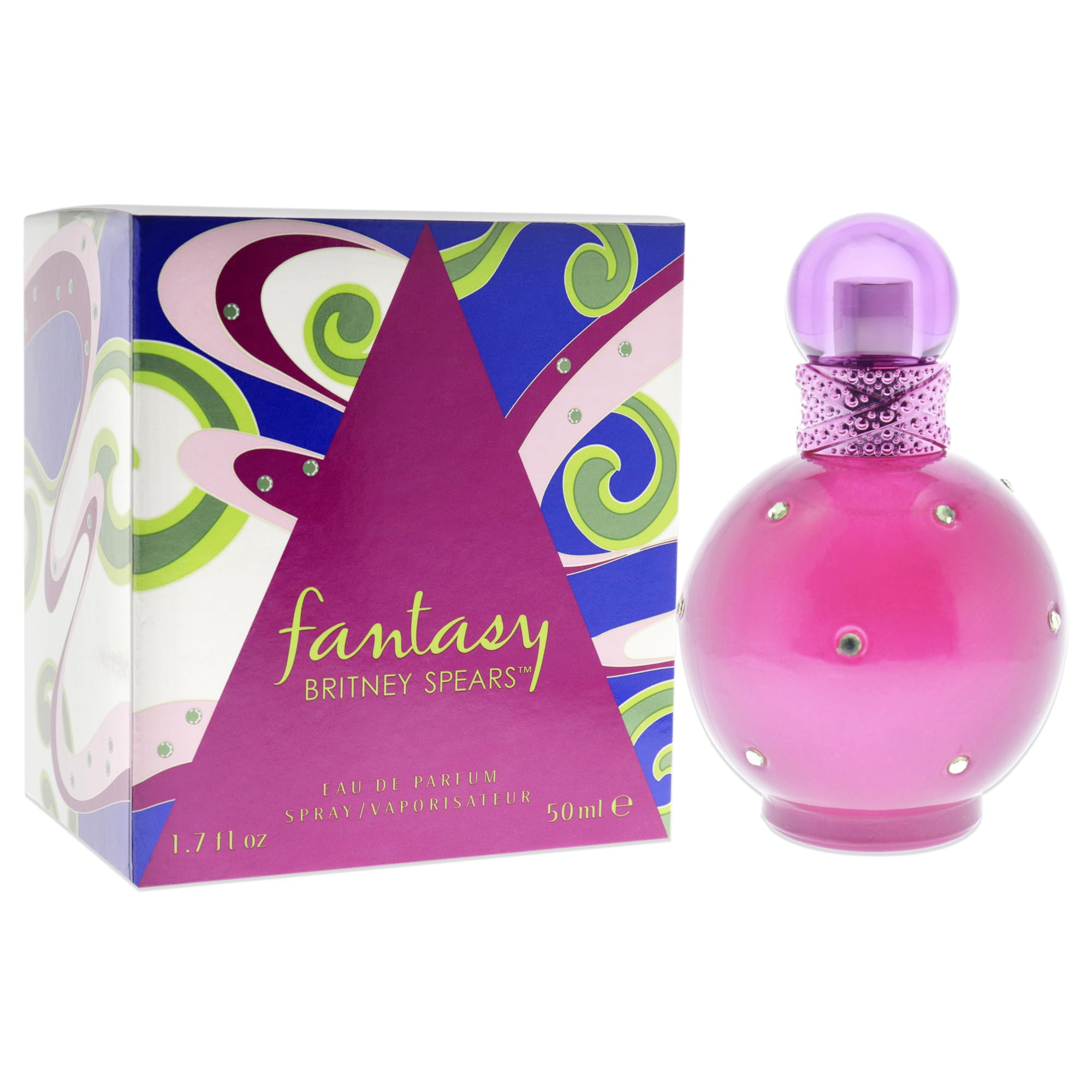 Britney Spears Fantasy jasmine and white chocolate orchid soften the heart of the fragrance