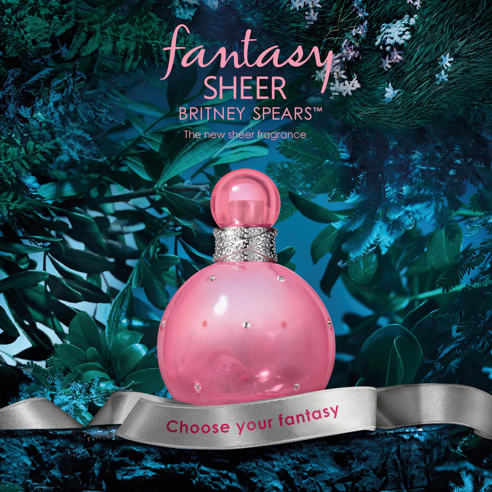 Blonde woods and white musk base of Britney Spears Fantasy Sheer