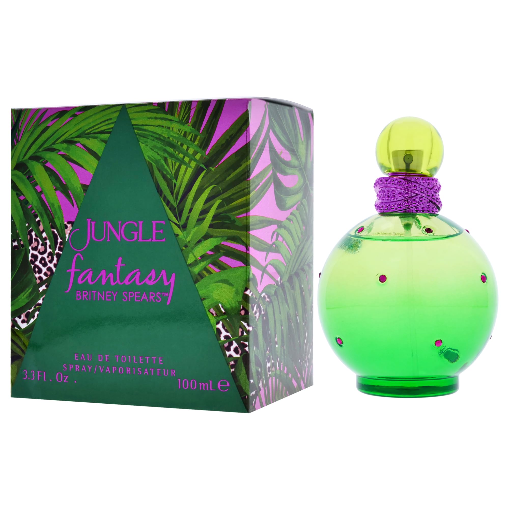 Britney Spears Jungle Fantasy Gustavia Flower note adds floral lift for outdoors.