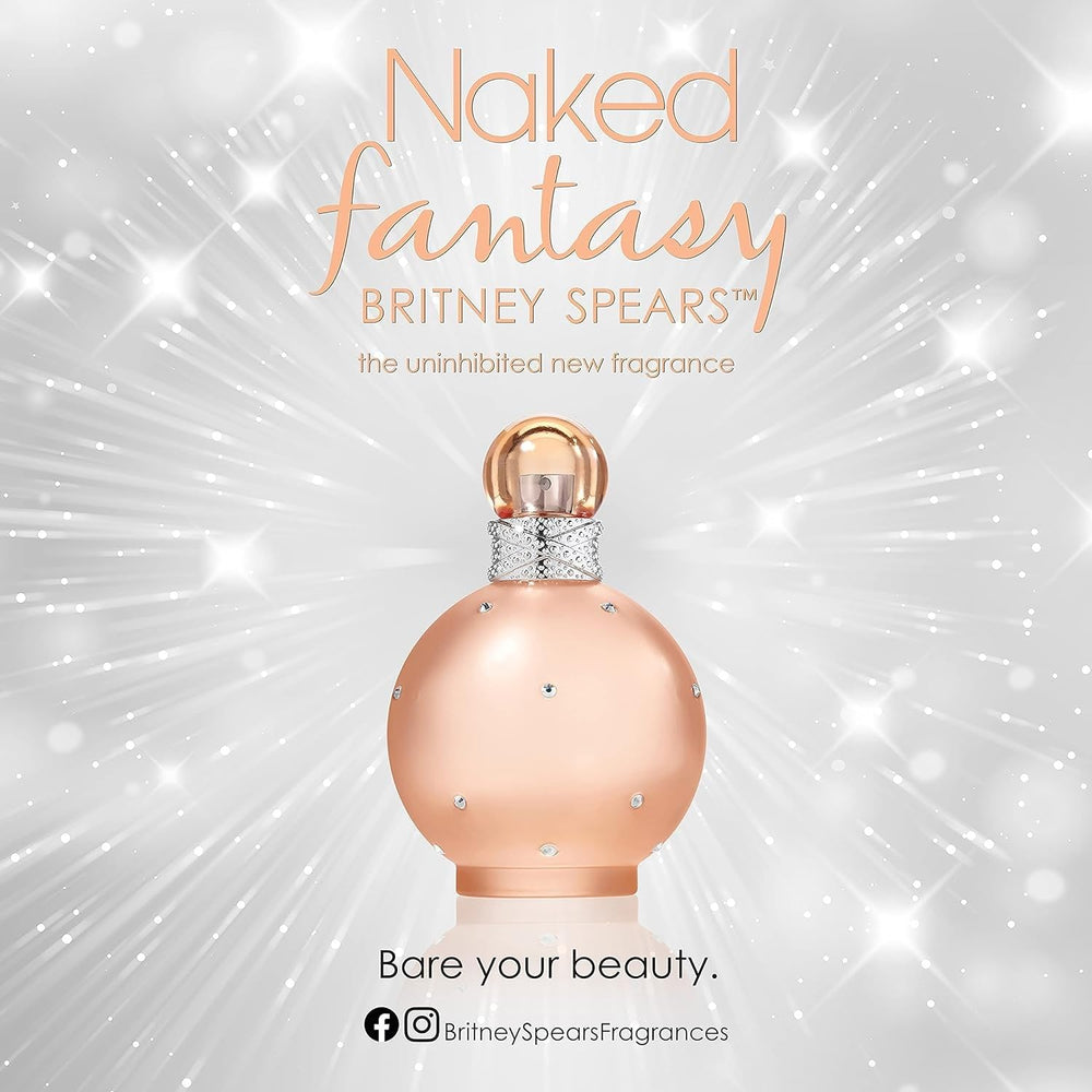 Britney Spears Naked Fantasy packaging box highlighted for gifting-ready presentation.