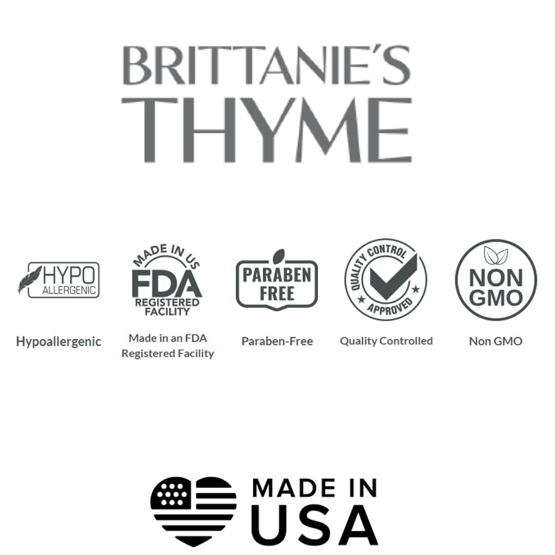 Brittanie's Thyme citrus castile soap used on pet fur for gentle care.