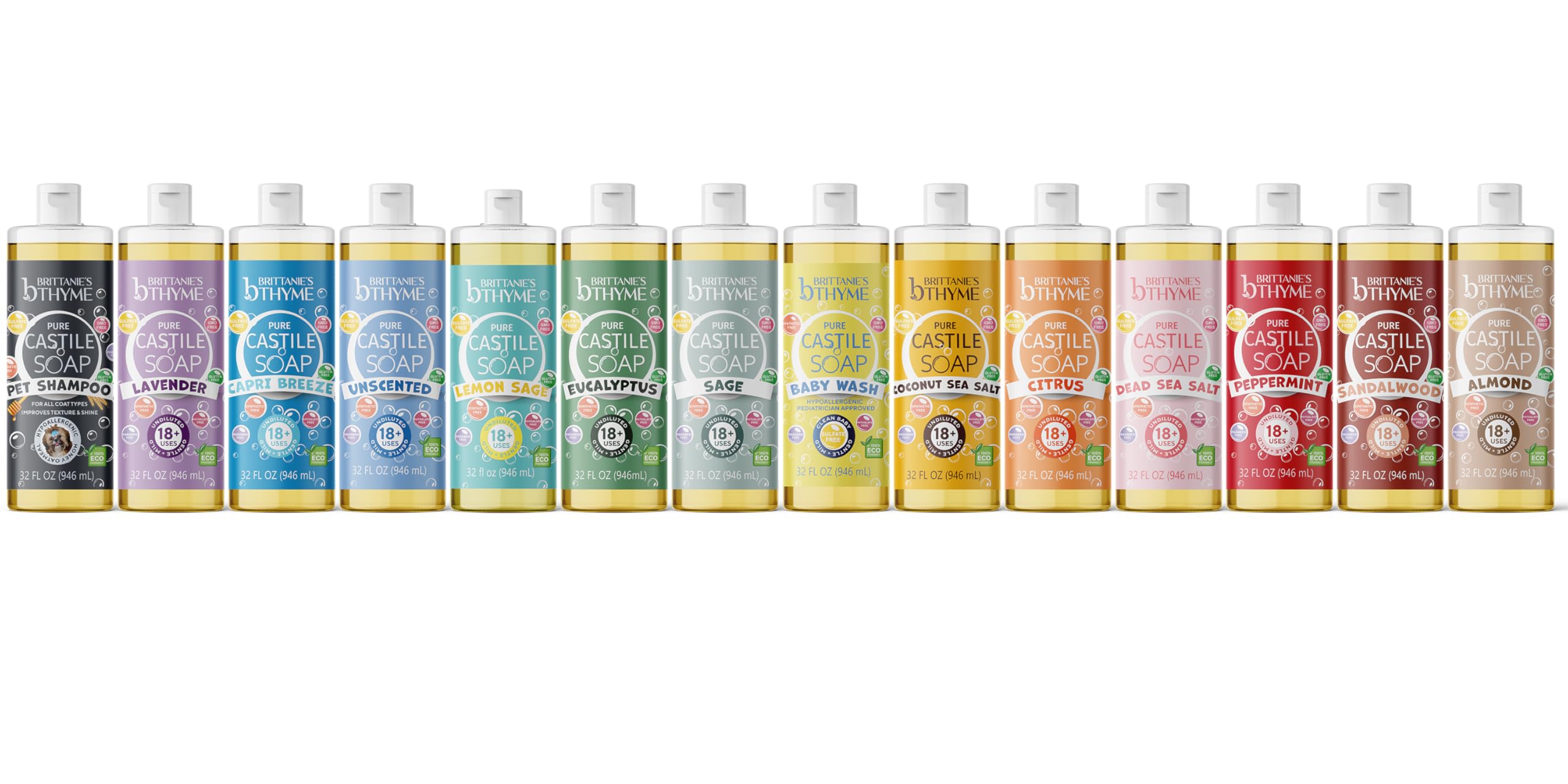 Brittanie's Thyme peppermint scent note adds fresh aroma