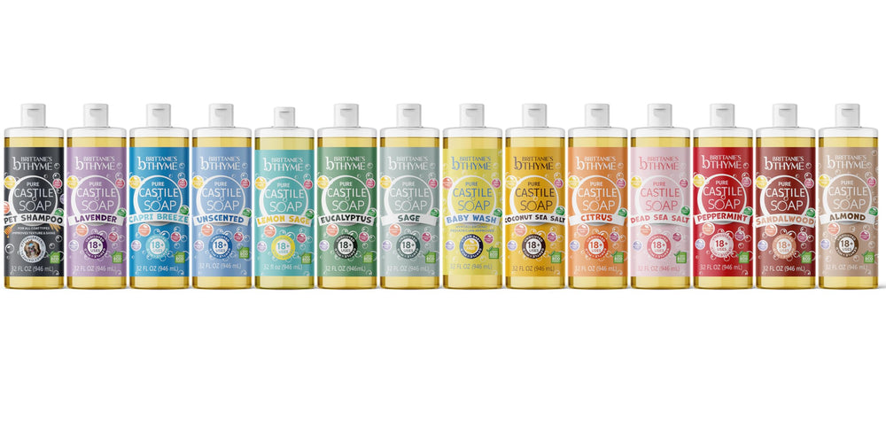 Brittanie's Thyme peppermint scent note adds fresh aroma