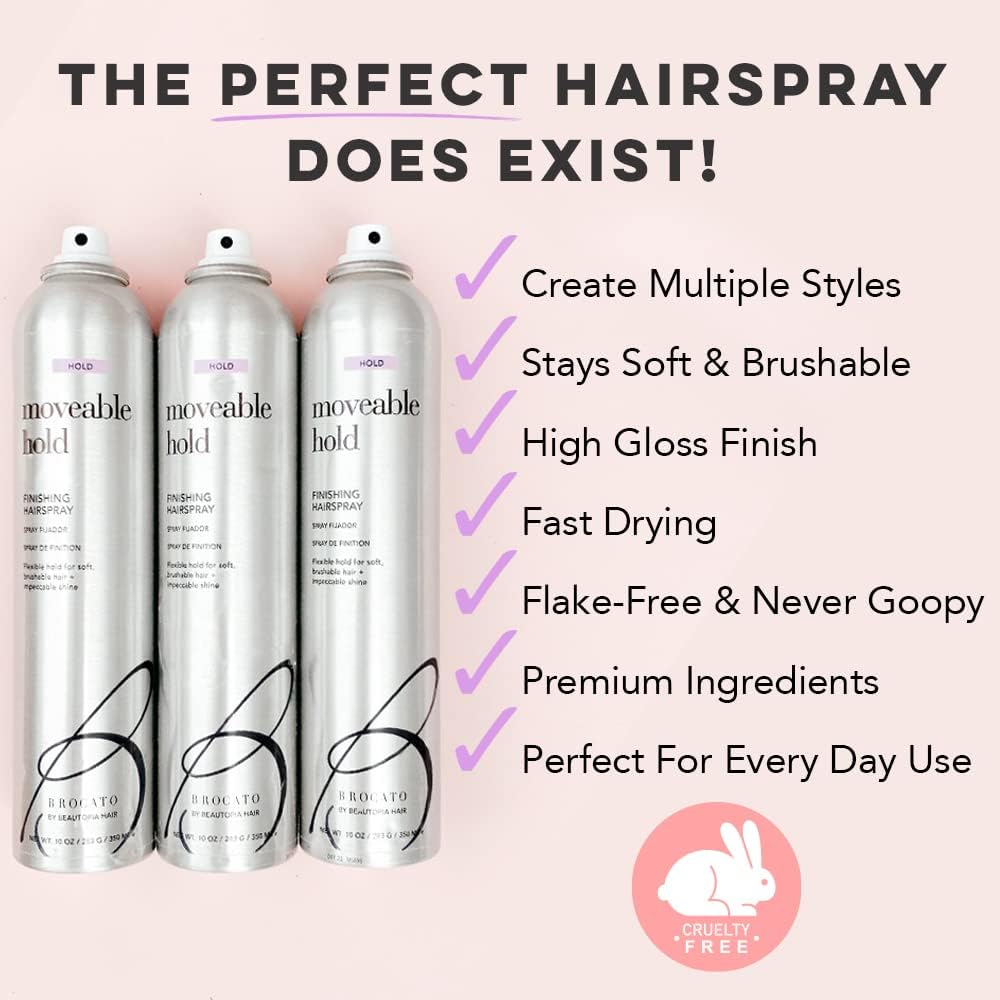 Brocato Moveable Hold packaging highlights color-safe formula for color-treated hair.