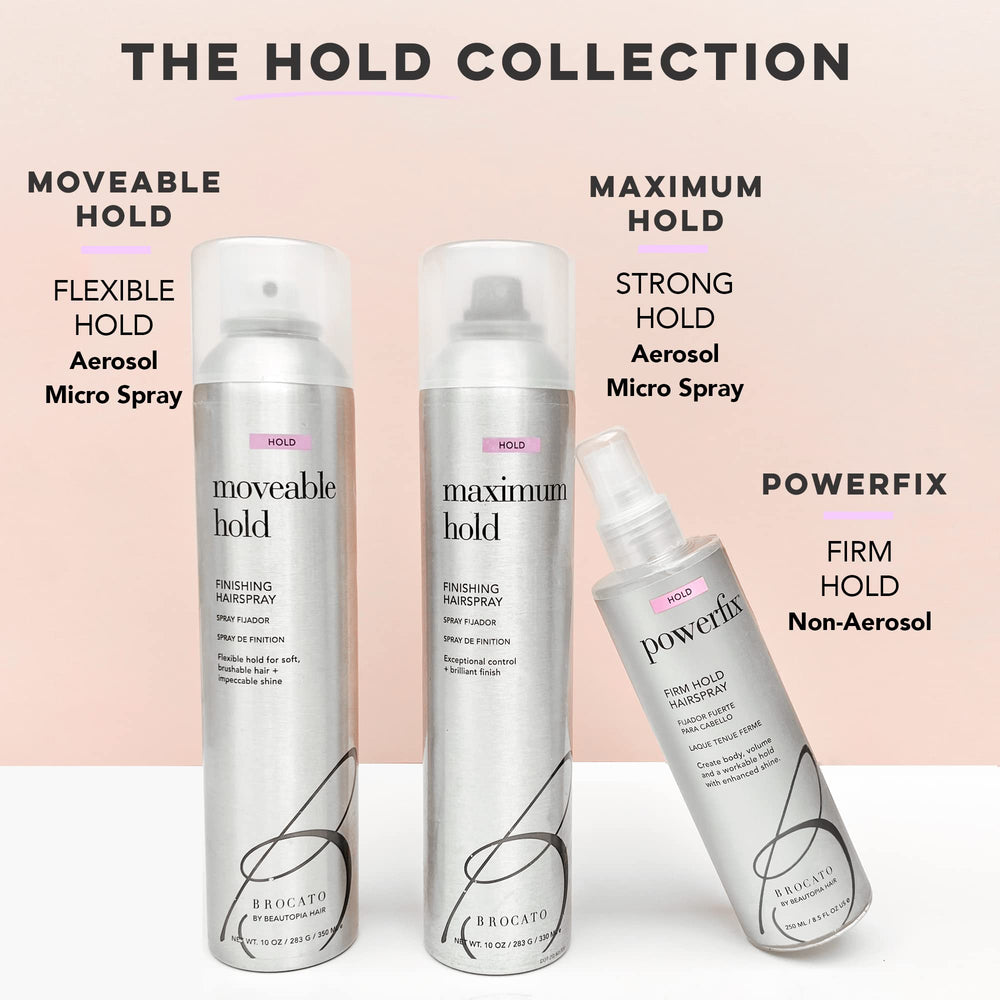 Brocato Powerfix shine-hair-finish adds a lustrous, healthy appearance