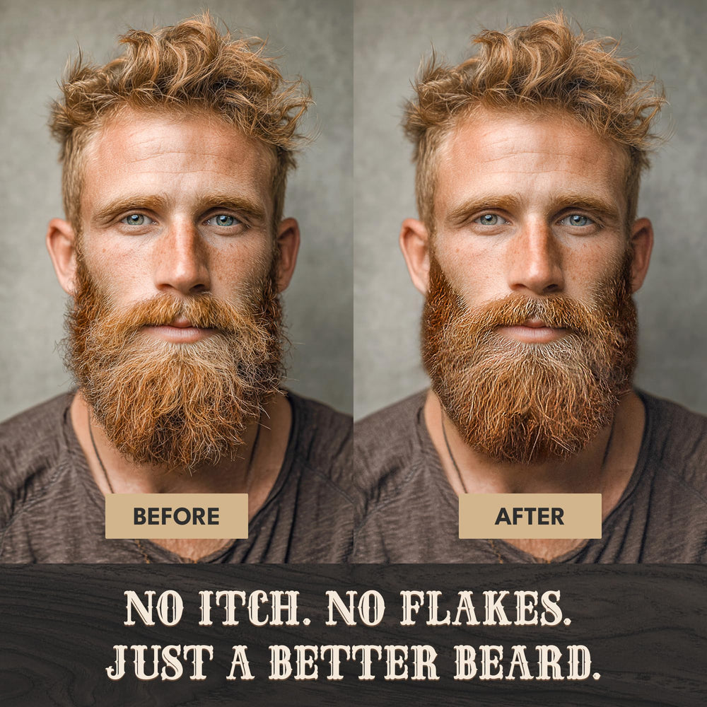 Bronmans beard butter application on hands demonstrates easy, non-greasy moisture for beard