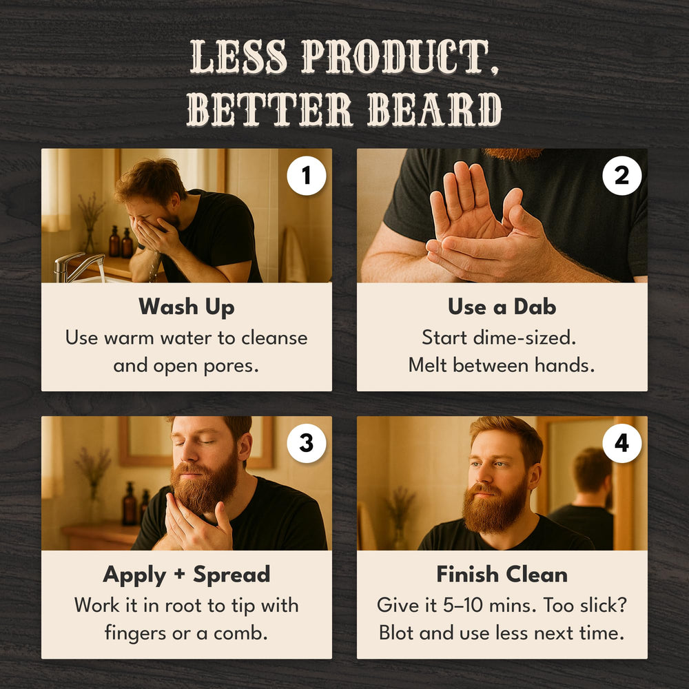Bronmans beard butter packaging box highlights clean, toxin-free formula