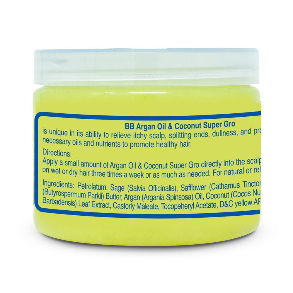Bronner Bros B&B Super Gro after-use glow showing healthier-looking hair