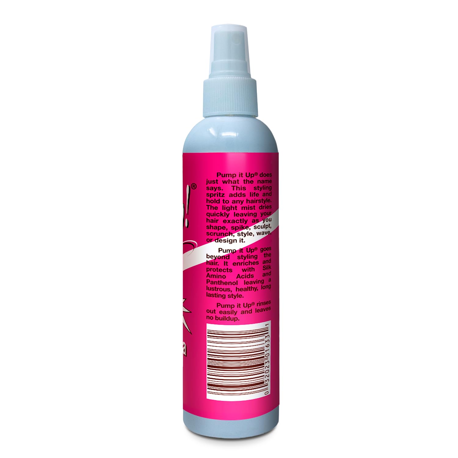 Bronner Bros Pump It Up Spritz 8oz bottle ready for styling sessions
