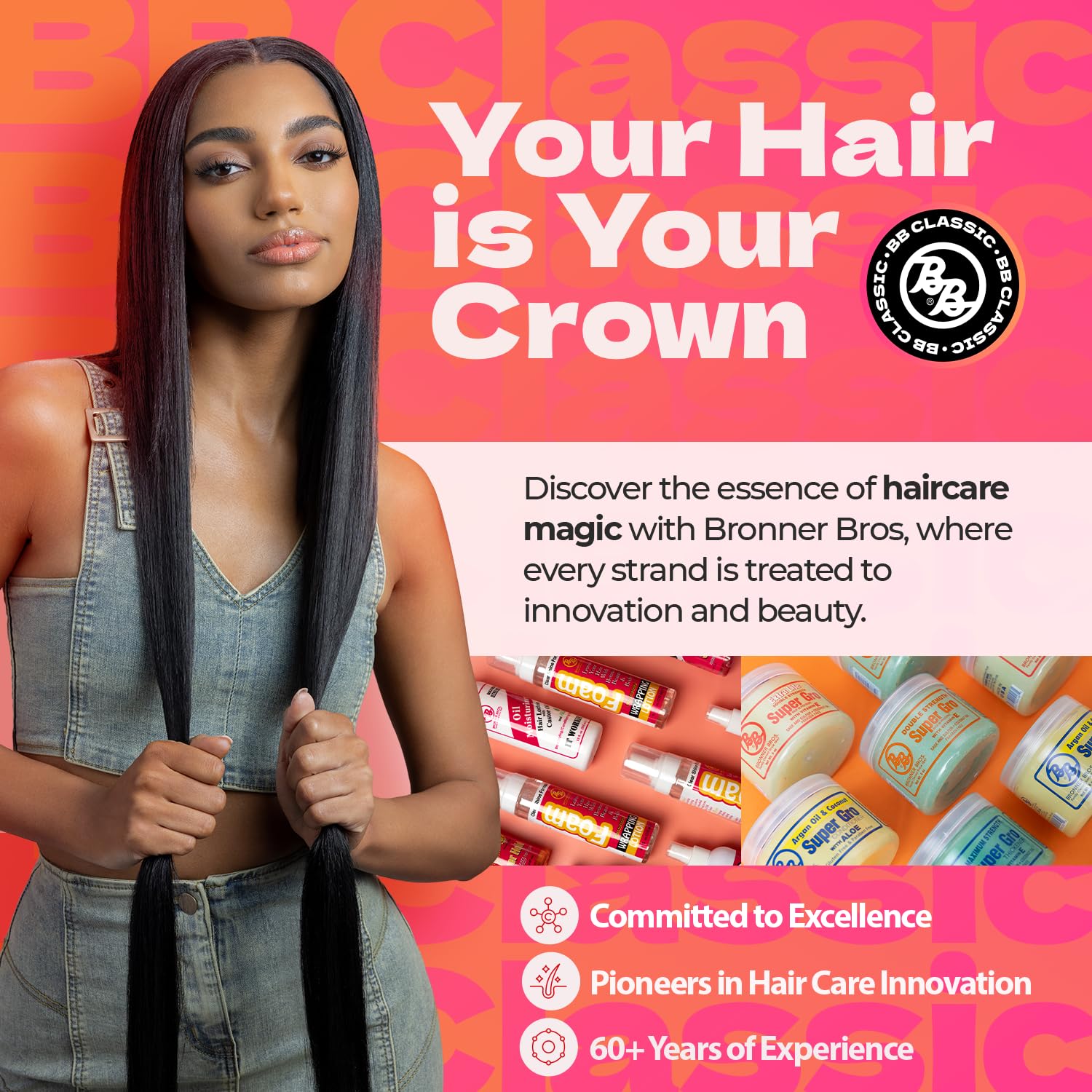 Bronner Bros Pump It Up Spritz spray action demonstrates quick-dry finish