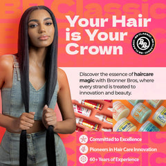 Bronner Bros Pump It Up Spritz spray action demonstrates quick-dry finish