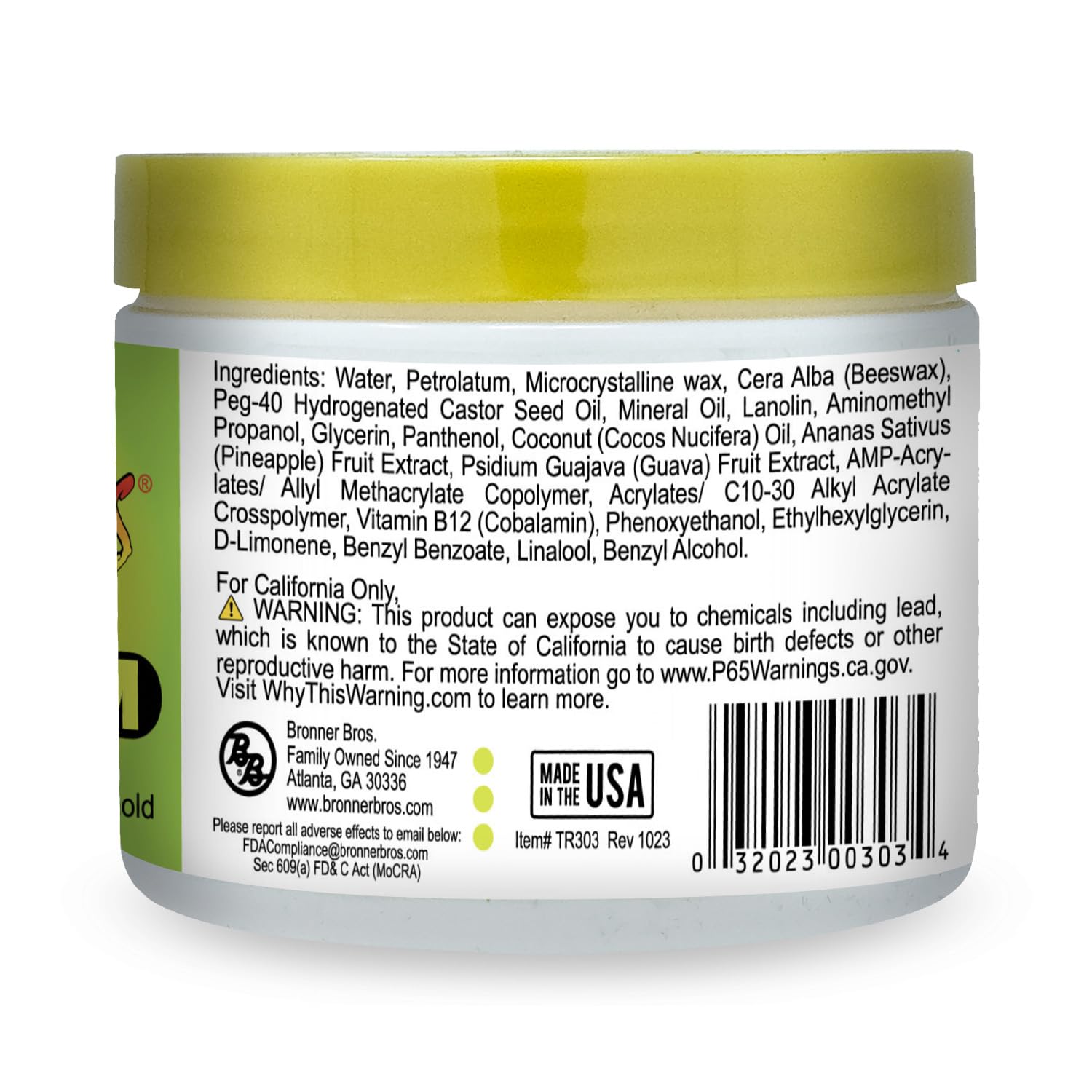 Bronner Bros Tropical Roots Twist Cream packaging display