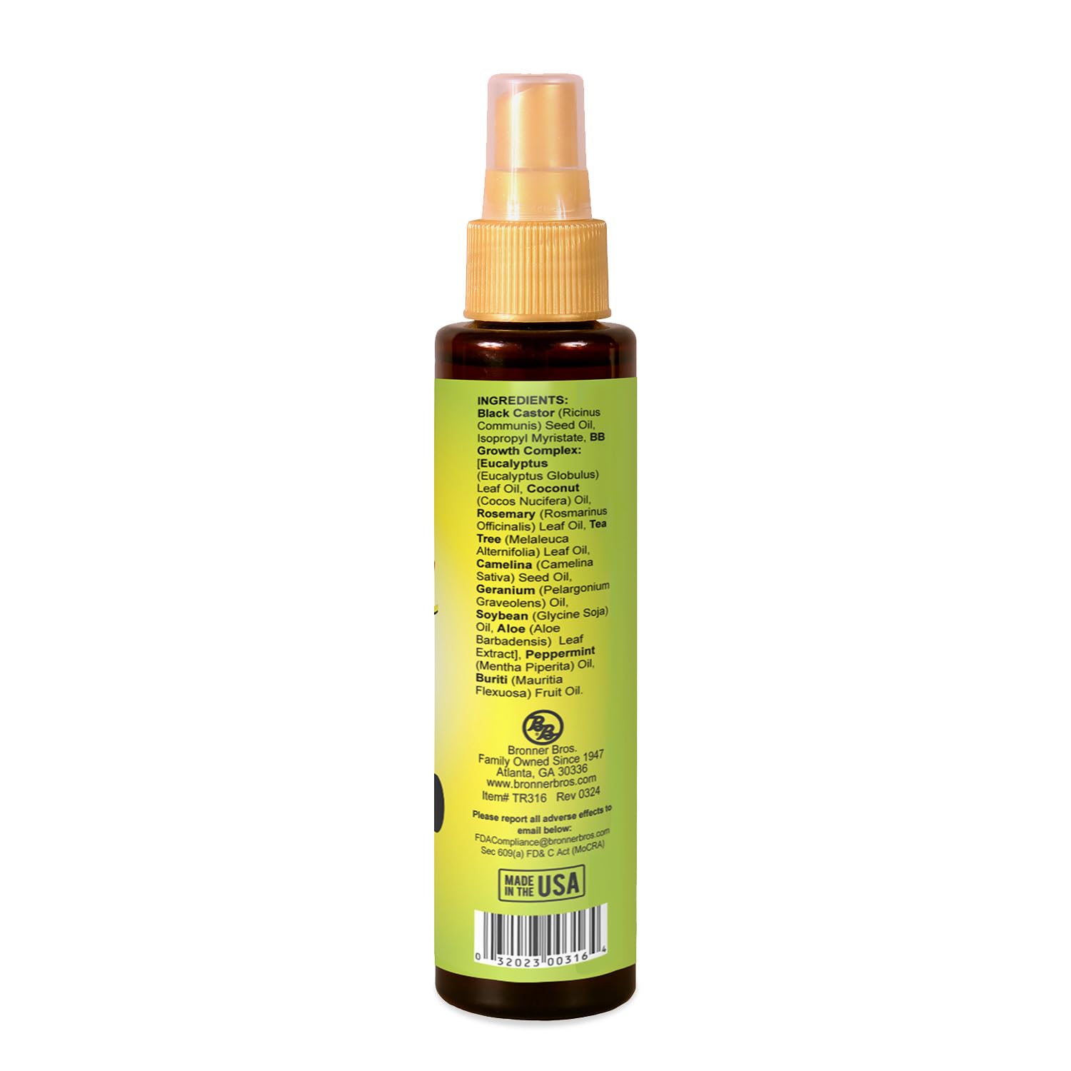 Bronner Bros Tropical Roots Uso diario para cabello nutrido y suave.