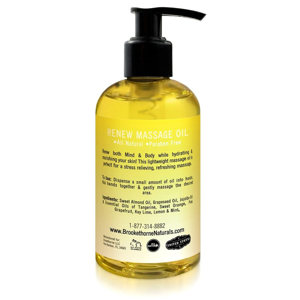 Brookethorne Naturals Renew home spa setup for pampering
