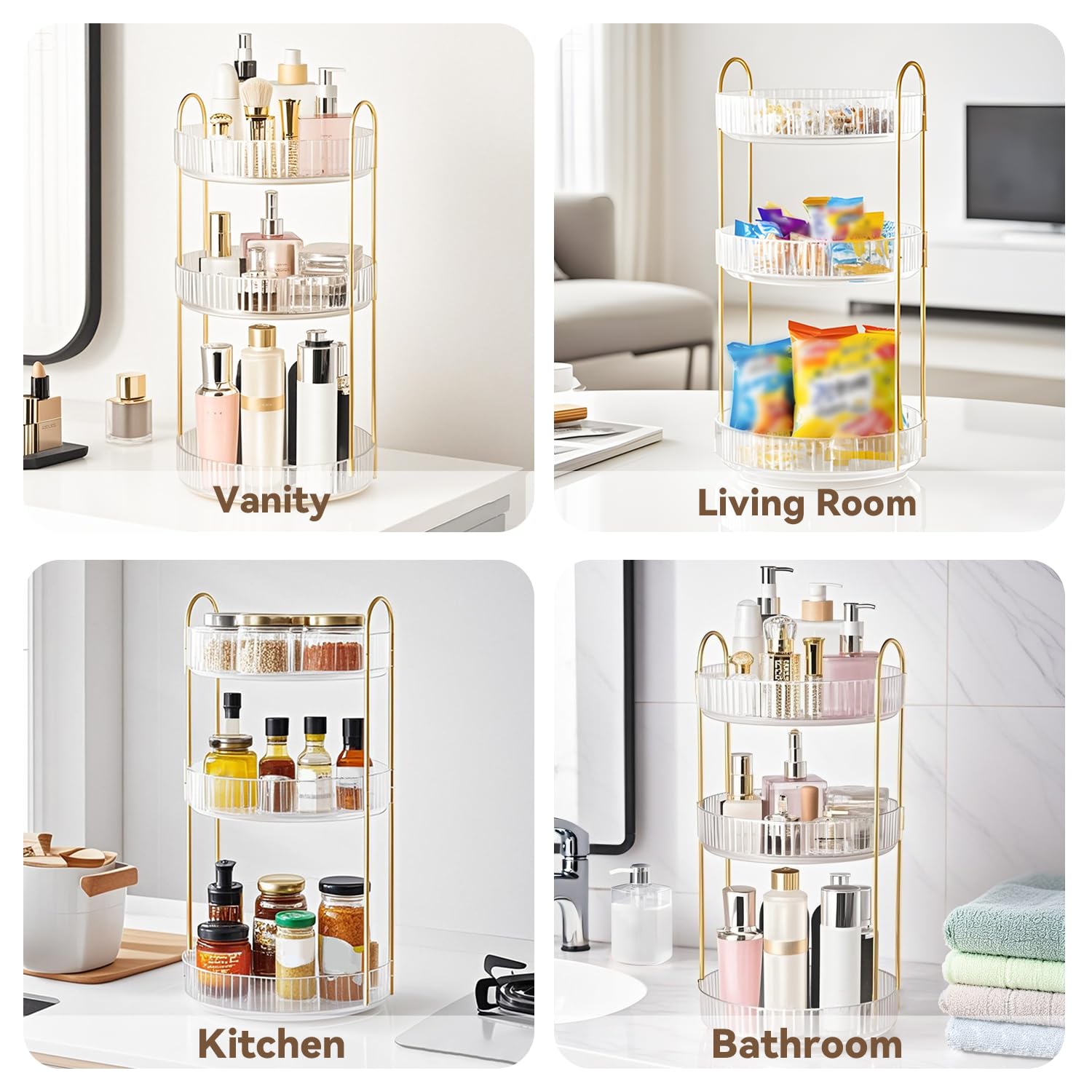Brothersbox clear makeup organizer makes a gift-ready companion for birthdays or holidays
