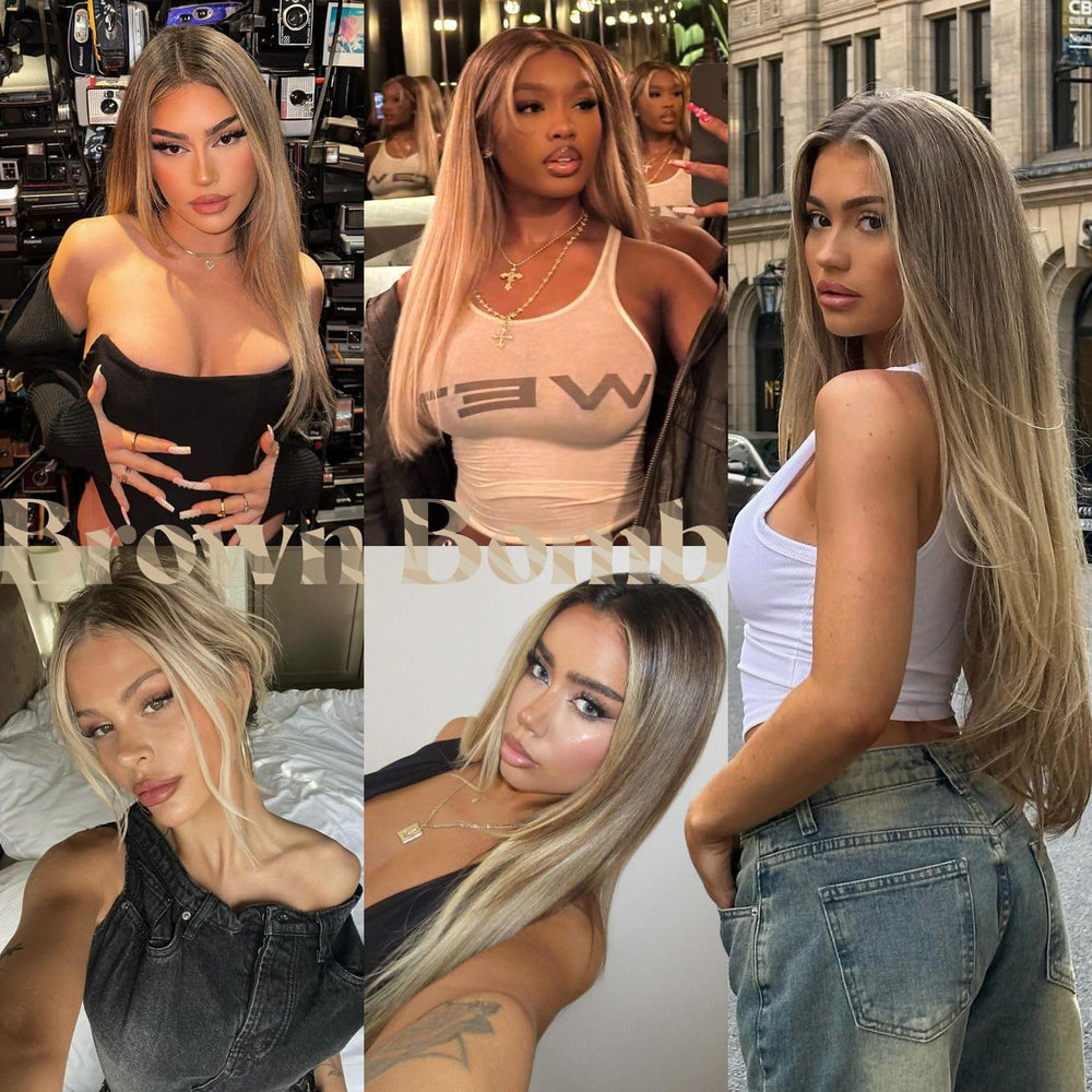BrownBomb Soft heat-resistant synthetic fiber for smooth styling