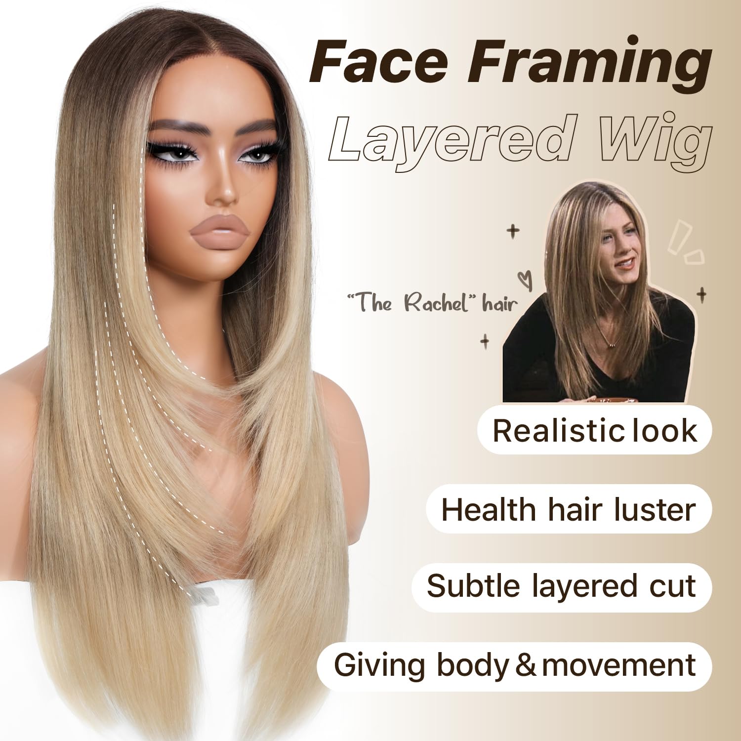 BrownBomb Wear Go Glueless Wig highlights quick 26inch wear for busy mornings