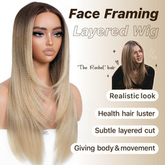 BrownBomb Wear Go Glueless Wig highlights quick 26inch wear for busy mornings