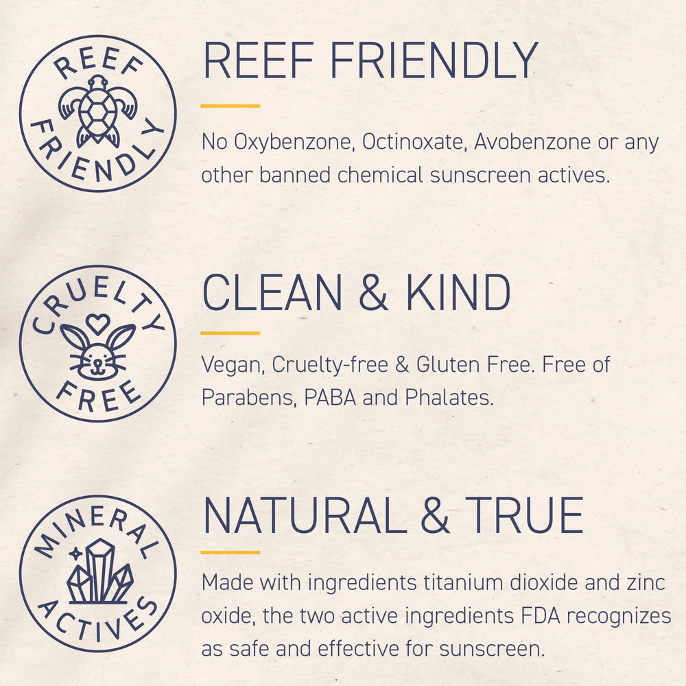 Brush On Block water-resistant formula ideal for active days outdoors.