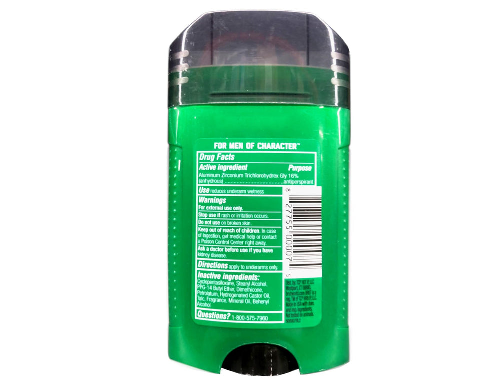 Brut Signature antiperspirant six-pack application demonstrates easy glide and quick odor defense