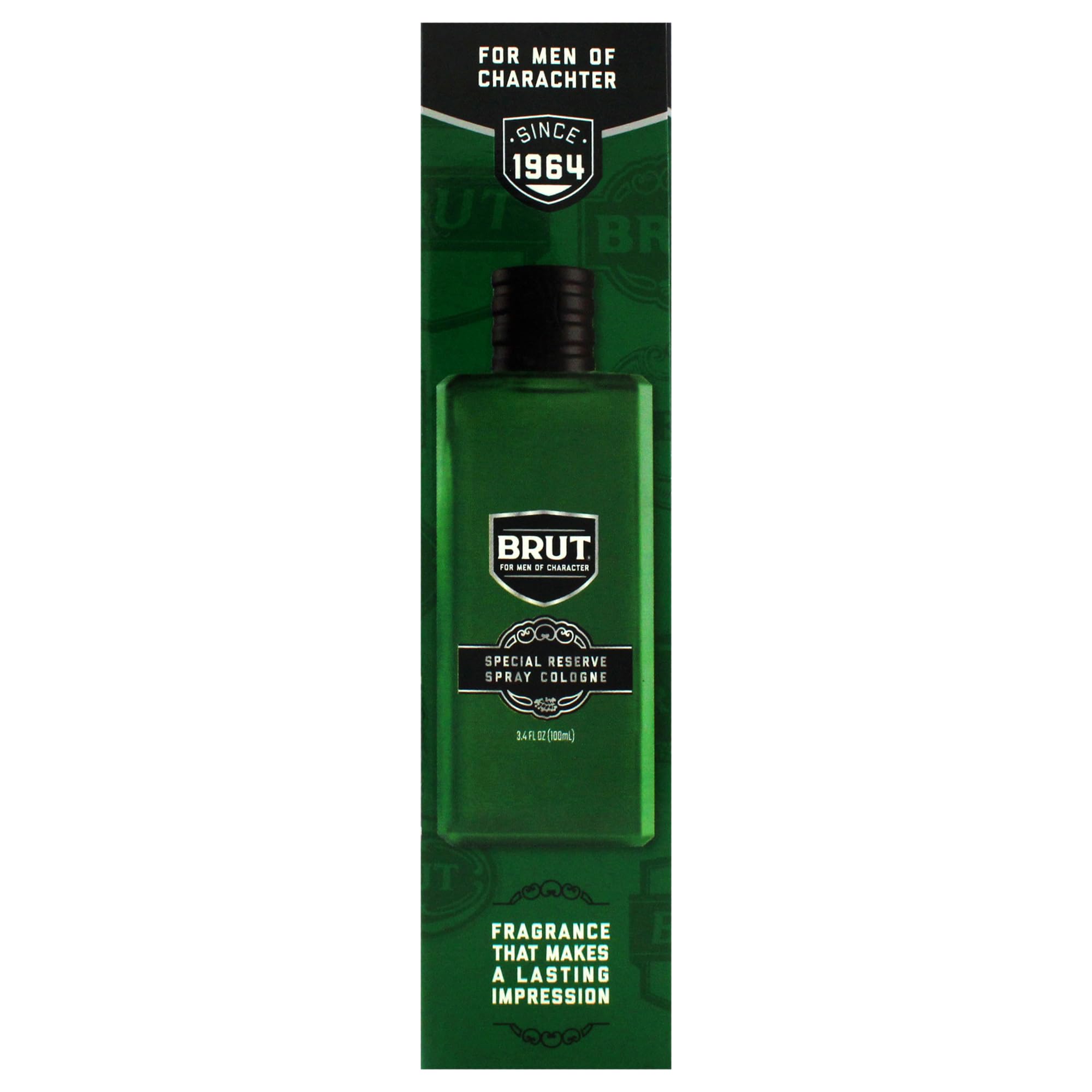 Brut Special Reserve for Men bottle in hand for portable daily use