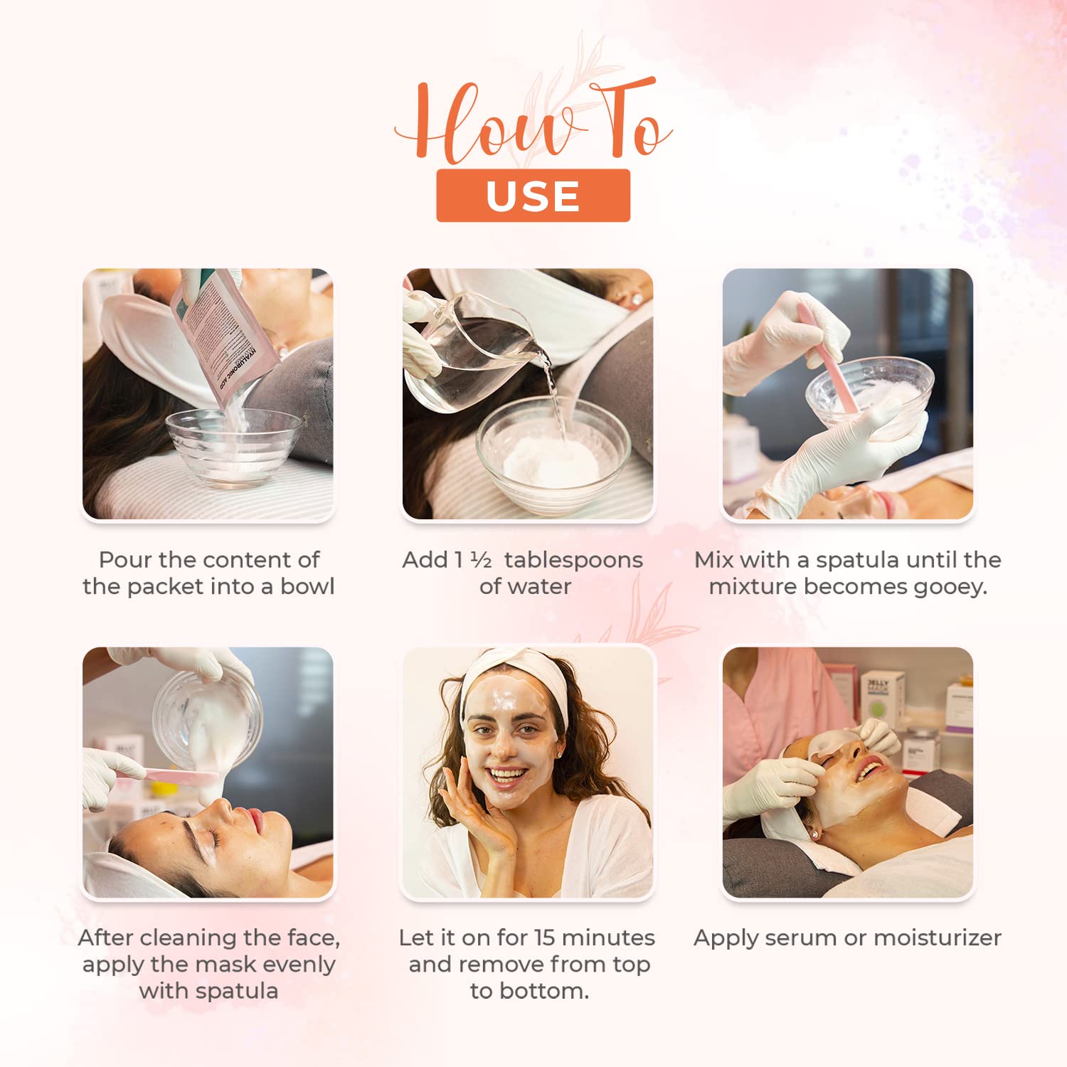 BRÜUN jelly mask suitable for full-body use for pampering routines.