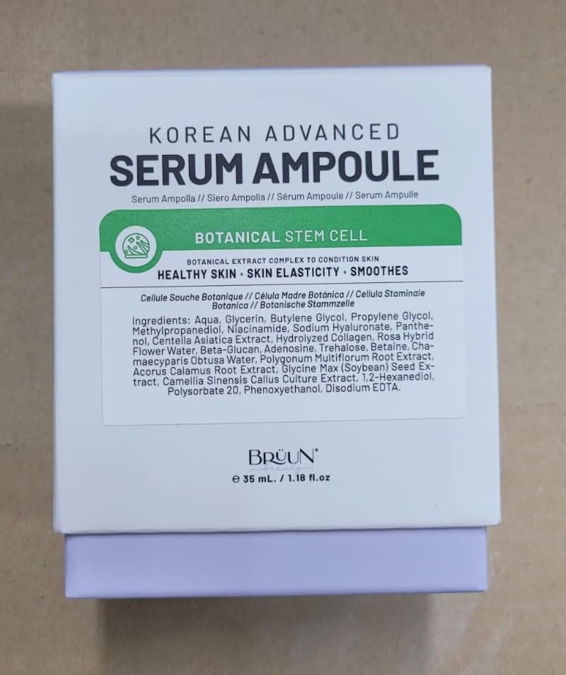 BRÜUN SC serum closeup texture reveals light, smooth finish