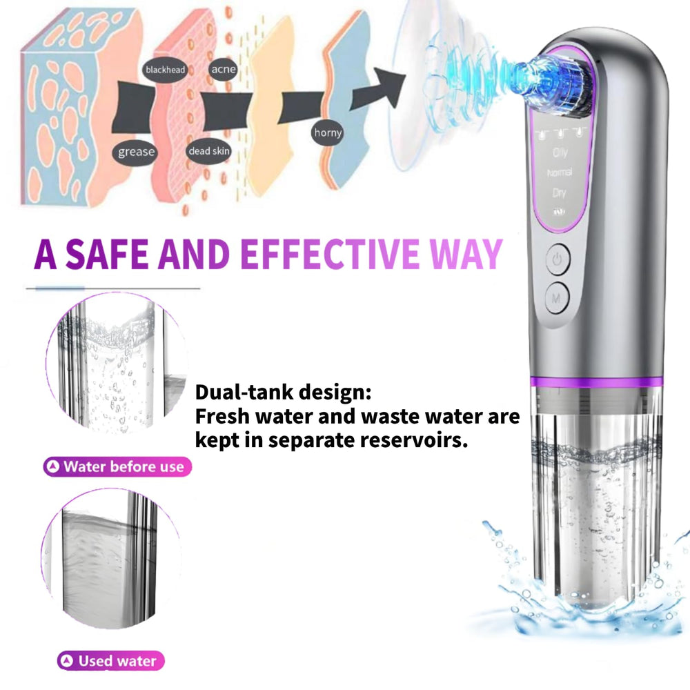 Bryzalor suction level dial shows adjustable settings for different skin types.