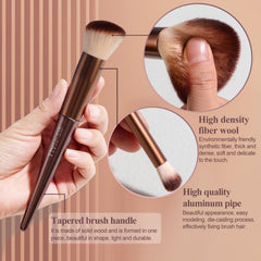 BS-MALL blush brush on cheeks delivering natural-looking color.