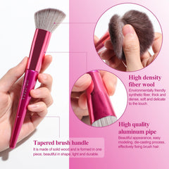 BS-MALL blush brush with soft bristles for natural-looking color application.