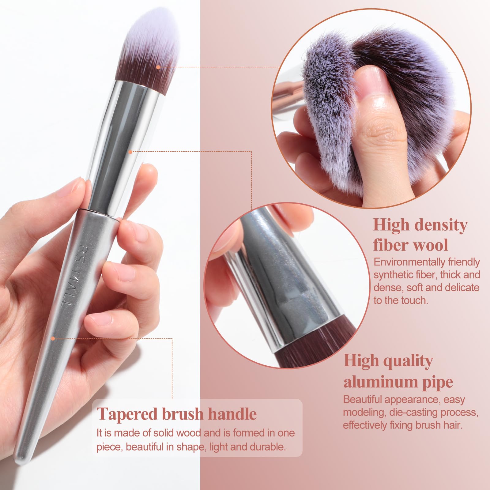 BS-MALL blush brush for seamless cheek color and radiant glow