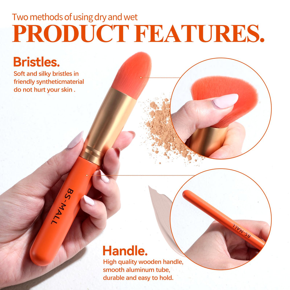 BS-MALL concealer brush for precise under-eye correction.