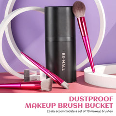BS-MALL concealer brush providing precise under-eye coverage and smooth blending.