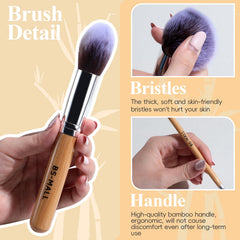 BS-MALL concealer brush for precise under-eye application