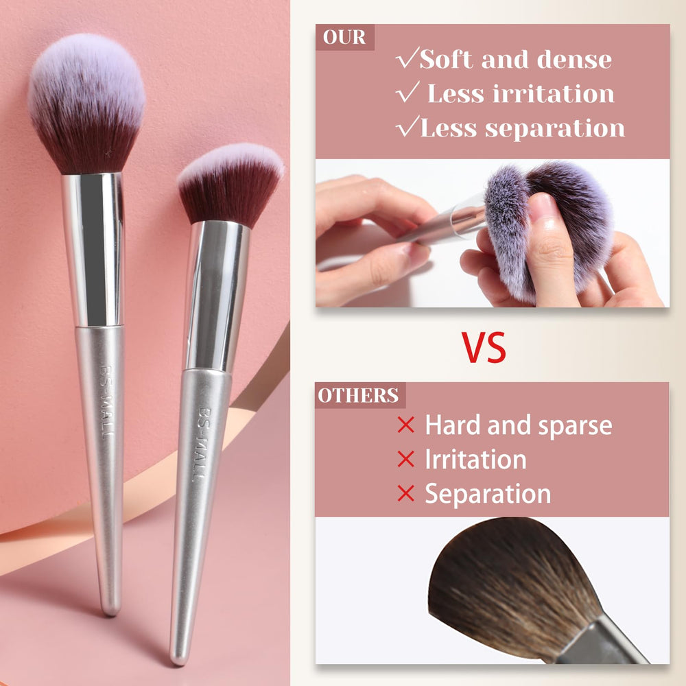 BS-MALL concealer under-eye brush for targeted coverage and brightening