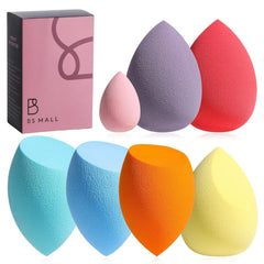 Esponjas BS-MALL en colores, conjunto de 7 piezas para base, corrector y polvo