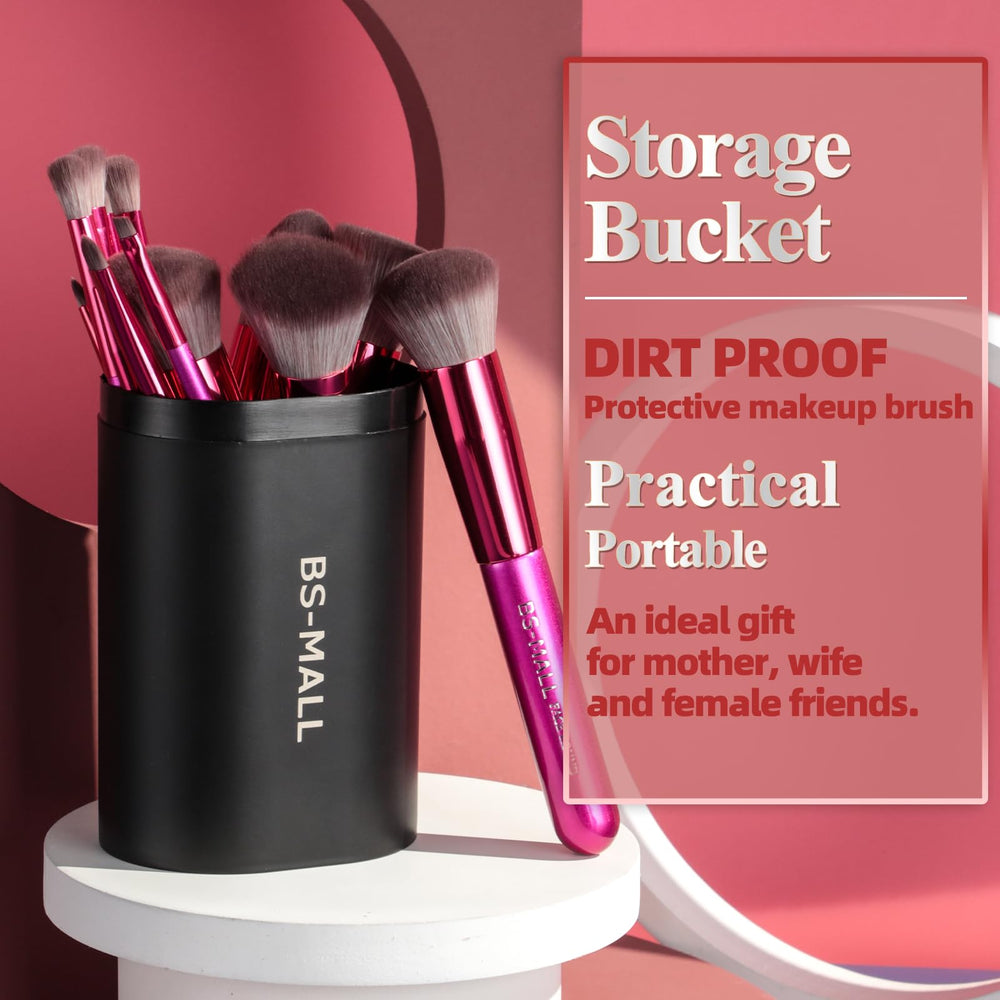 BS-MALL eyebrow and eyeshadow brushes offer precise shaping for defined eyes.
