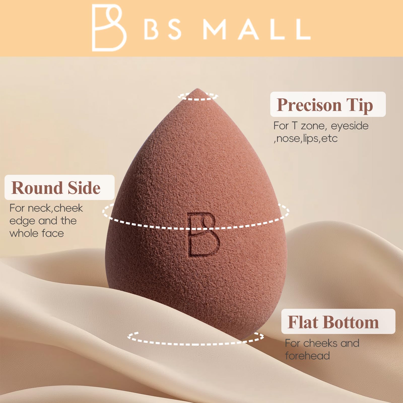 BS-MALL eyeshadow brush for smooth seamless blends