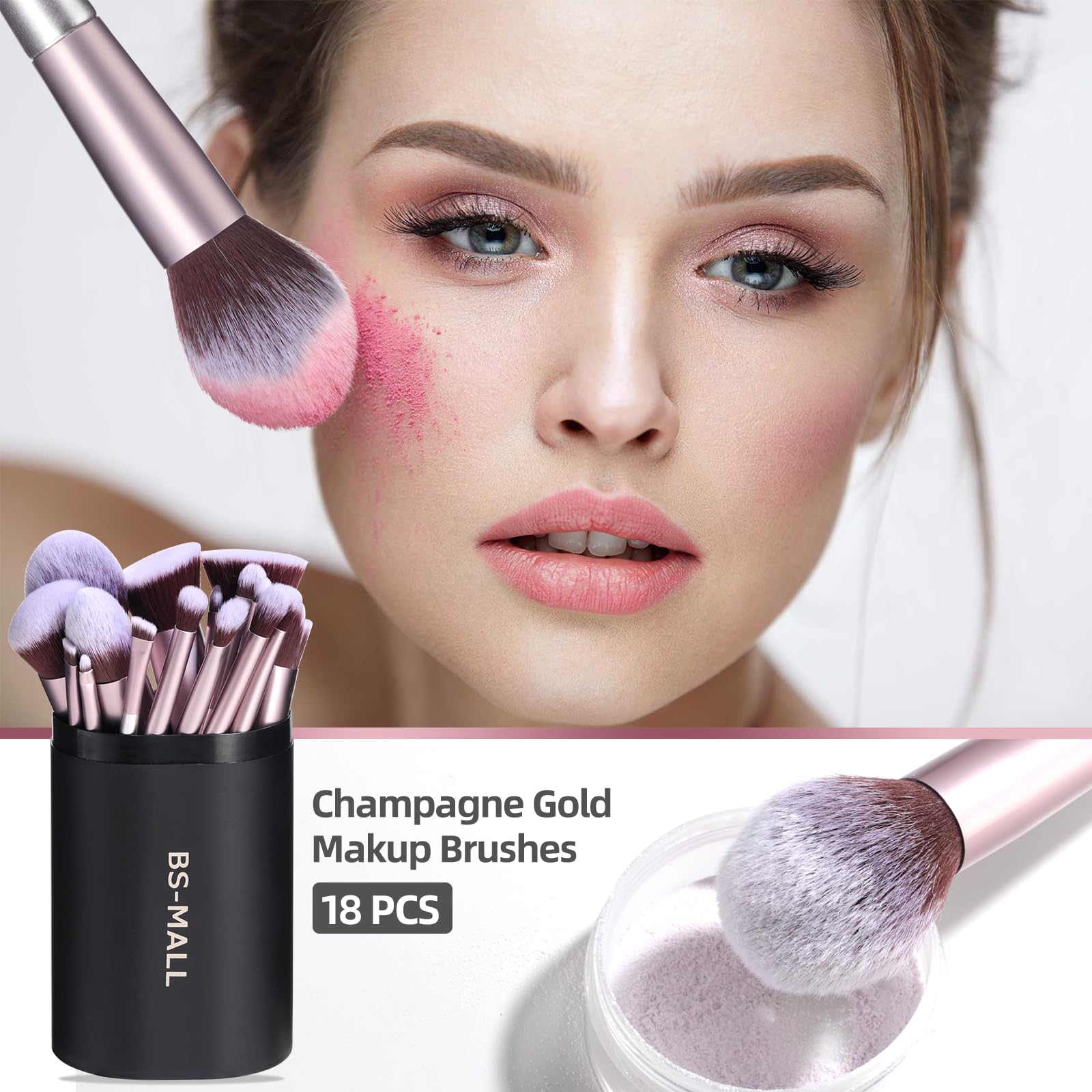 BS-MALL eyeshadow brushes create defined lid and crease looks