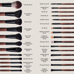 BS-MALL foundation brush with triangular sponge—precise application for a natural-looking base.