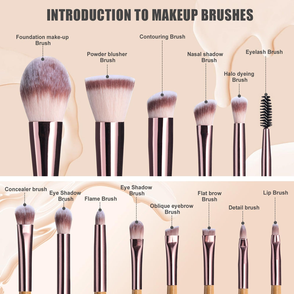 BS-MALL lightweight travel kit case keeps essential brushes organized and ready for packing.