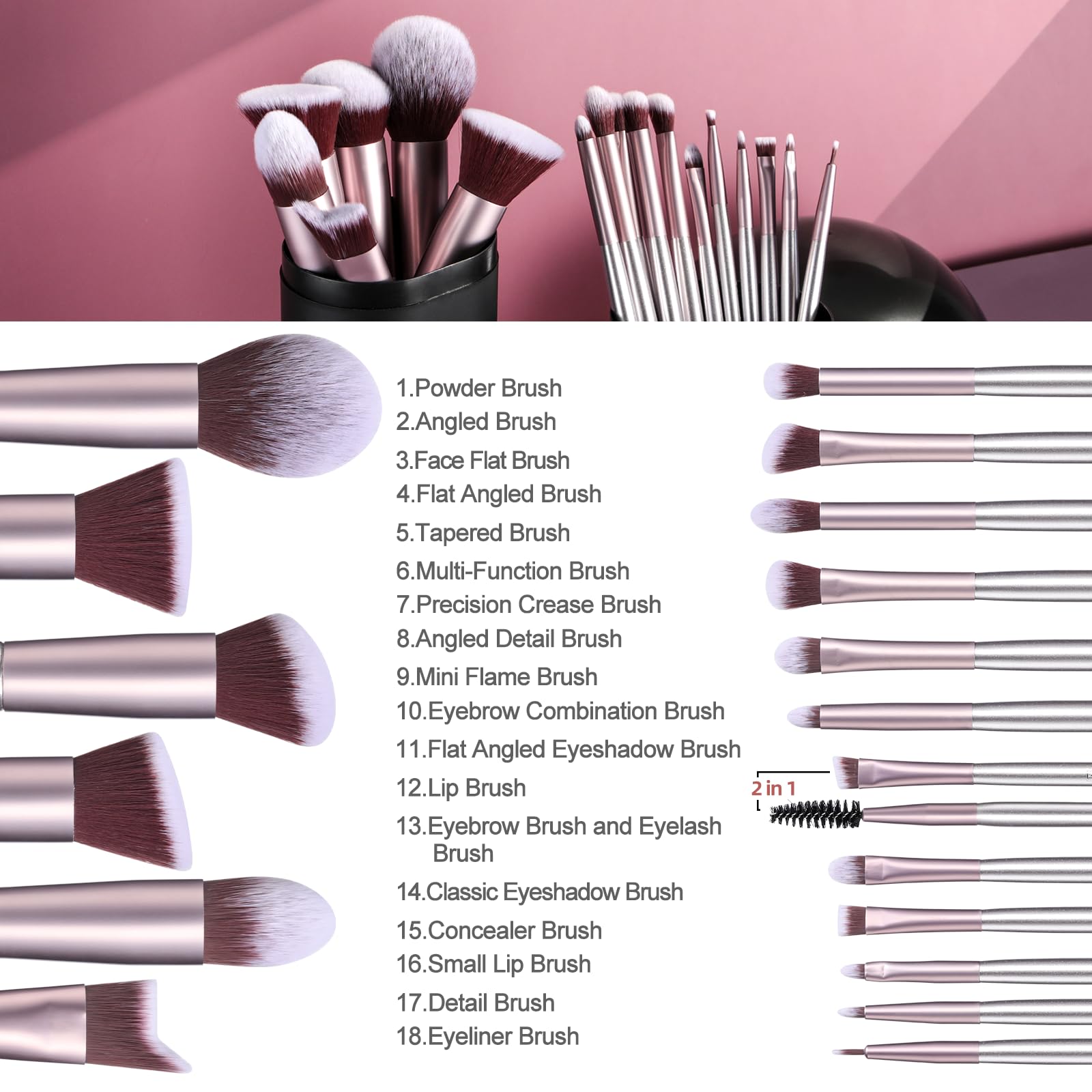 BS-MALL liquid foundation brush delivers smooth, streak-free coverage