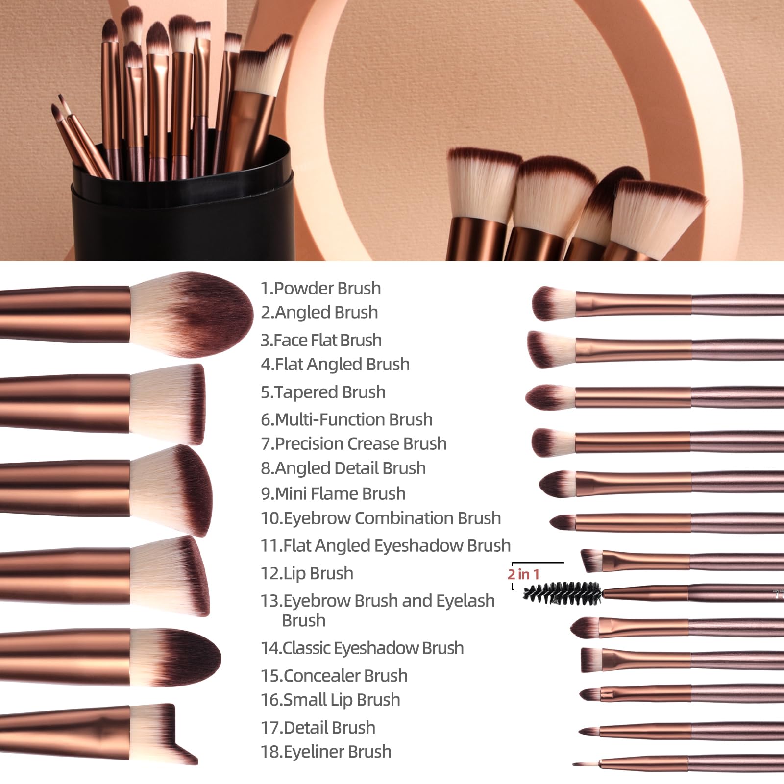 BS-MALL liquid foundation brush for smooth, even coverage.
