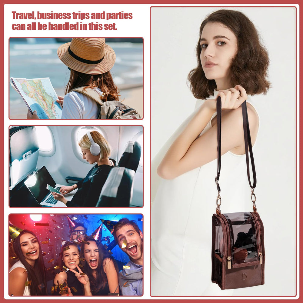 BS-MALL makeup brush holder—stylish travel case keeps brushes organized.