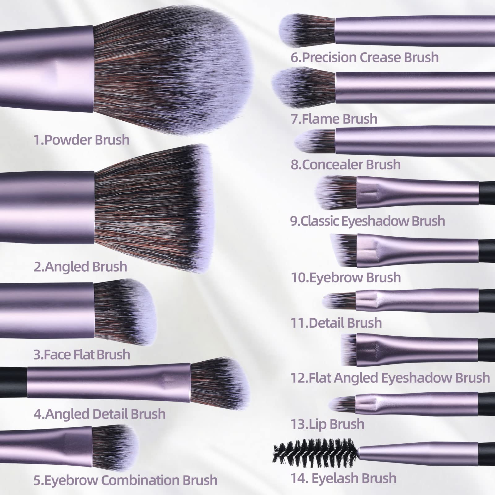 BS-MALL matte travel box keeps brushes organized